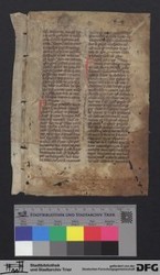 Herausgetrenntes Fragment 1r