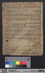 Herausgetrenntes Fragment 1r