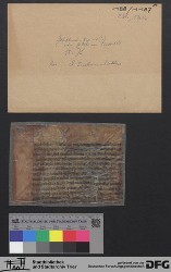 Herausgetrenntes Fragment 1r