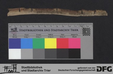 Herausgetrenntes Fragment 3v