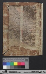 Herausgetrenntes Fragment 1v