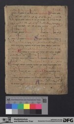 Herausgetrenntes Fragment 1v