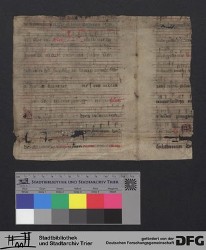 Herausgetrenntes Fragment 1r