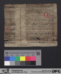 Herausgetrenntes Fragment 1v