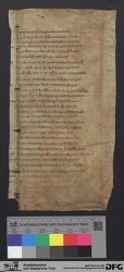 Herausgetrenntes Fragment 1r