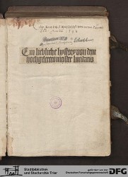 Vorblatt IIr mit Fragment