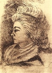 Sophie Friederike Mereau (Zeichnung, um 1798)