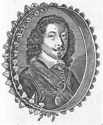 Johann Michael Moscherosch (Kupferstich von Peter Aubry, 1652)