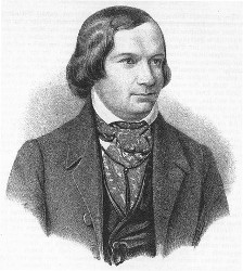 Theodor Mundt (Lithographie von Valentin Schertle)