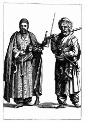 Afghanische Kostüme. [Facsimile. Alter Kupferstich.]