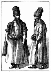 Persische Kostüme. [Facsimile. Alter Kupferstich.]