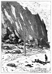 Beim Visiren nach der Höhe der Granitwand. (S. 146.)