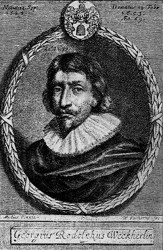 Georg Rodolf Weckherlin (Kupferstich um 1634, Bibliothèque Nationale Paris)