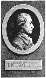 Johann Karl Wezel (Kupferstich von Christian Gottlieb Geyser, 1780)